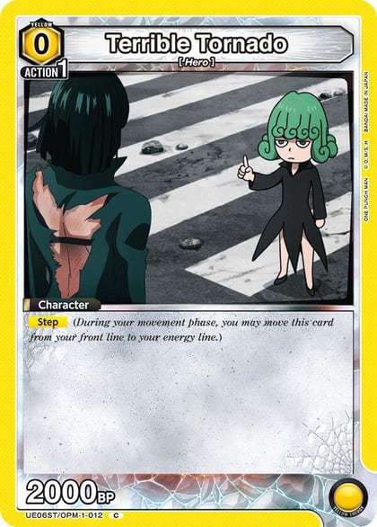 Terrible Tornado (012), UE06ST: One Punch Man Starter Deck UE06ST/OPM-1-012