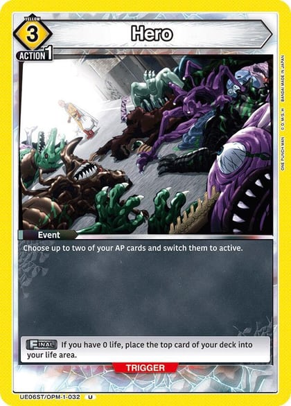Hero, UE06ST: One Punch Man Starter Deck UE06ST/OPM-1-032