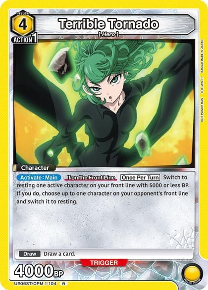 Terrible Tornado (104), UE06ST: One Punch Man Starter Deck UE06ST/OPM-1-104