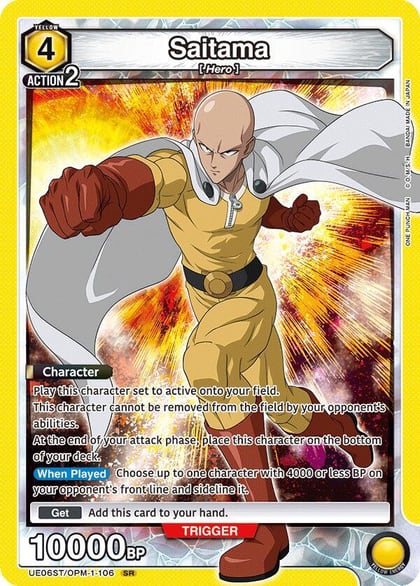 Saitama (106), UE06ST: One Punch Man Starter Deck UE06ST/OPM-1-106