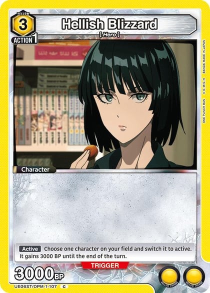 Hellish Blizzard (107), UE06ST: One Punch Man Starter Deck UE06ST/OPM-1-107