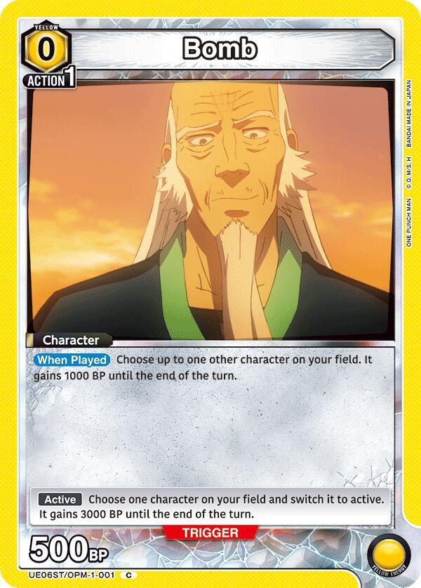 Bomb, UE06ST: One Punch Man Starter Deck UE06ST/OPM-1-001