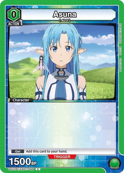 Asuna (068) (Box Topper Foil), UE07BT: Sword Art Online UE07BT/SAO-1-068