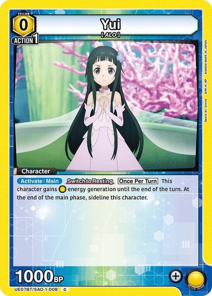 Yui (008), UE07BT: Sword Art Online UE07BT/SAO-1-008