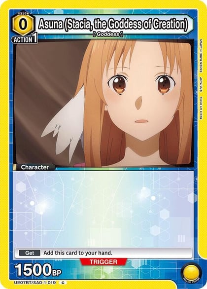Asuna (Stacia, the Goddess of Creation) (019), UE07BT: Sword Art Online UE07BT/SAO-1-019