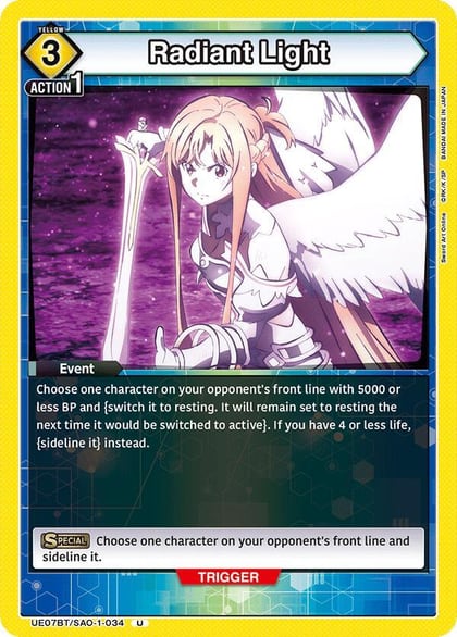 Radiant Light, UE07BT: Sword Art Online UE07BT/SAO-1-034