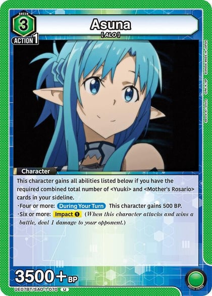 Asuna (070), UE07BT: Sword Art Online UE07BT/SAO-1-070
