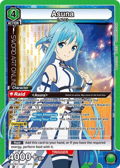 Asuna (071), UE07BT: Sword Art Online UE07BT/SAO-1-071