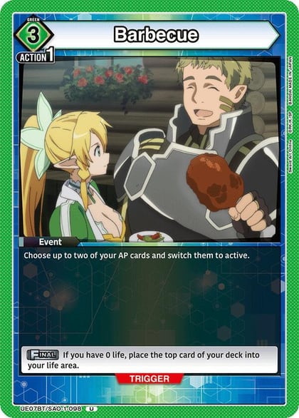 Barbecue, UE07BT: Sword Art Online UE07BT/SAO-1-098