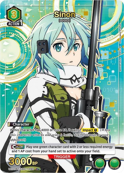 Sinon (090) (R*), UE07BT: Sword Art Online UE07BT/SAO-1-090