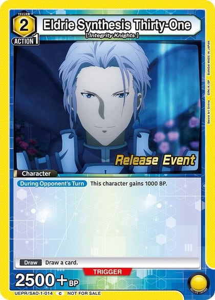 Eldrie Synthesis Thirty-One, UE07BT: Sword Art Online Release Event Cards UEPR/SAO-1-014