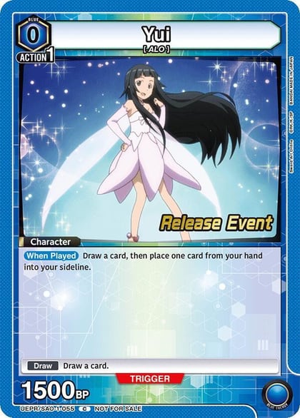 Yui (055), UE07BT: Sword Art Online Release Event Cards UEPR/SAO-1-055