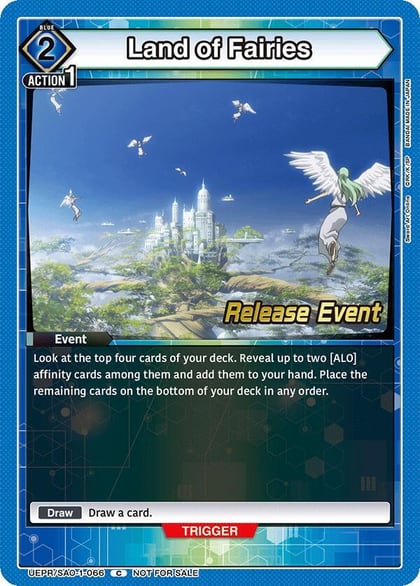 Land of Fairies, UE07BT: Sword Art Online Release Event Cards UEPR/SAO-1-066