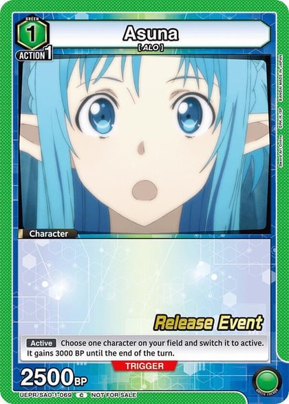 Asuna (069), UE07BT: Sword Art Online Release Event Cards UEPR/SAO-1-069