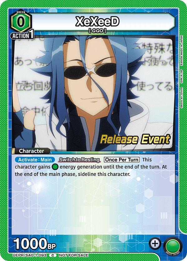 XeXeeD, UE07BT: Sword Art Online Release Event Cards UEPR/SAO-1-093