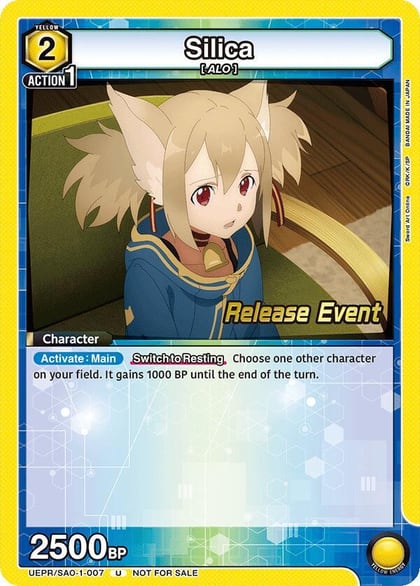 Silica (007), UE07BT: Sword Art Online Release Event Cards UEPR/SAO-1-007