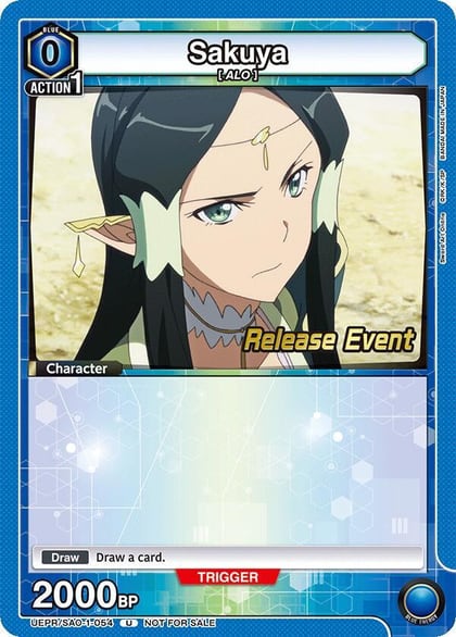 Sakuya, UE07BT: Sword Art Online Release Event Cards UEPR/SAO-1-054