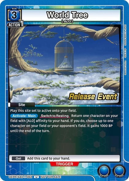 World Tree, UE07BT: Sword Art Online Release Event Cards UEPR/SAO-1-062