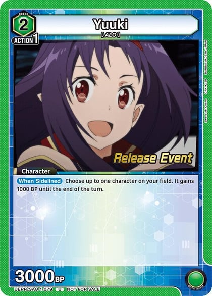 Yuuki (079), UE07BT: Sword Art Online Release Event Cards UEPR/SAO-1-079