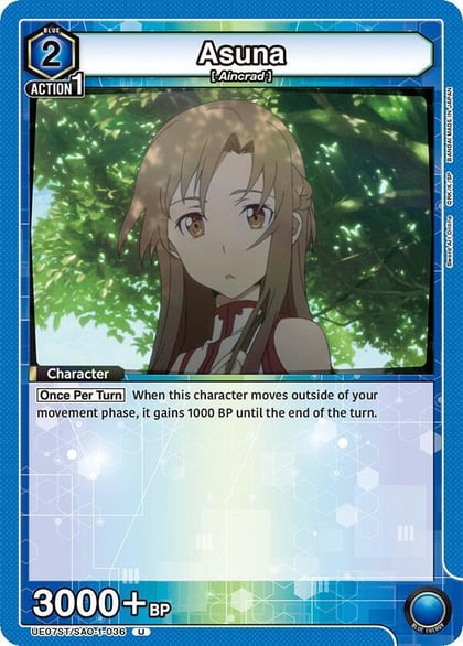 Asuna (036), UE07ST: Sword Art Online Starter Deck UE07ST/SAO-1-036