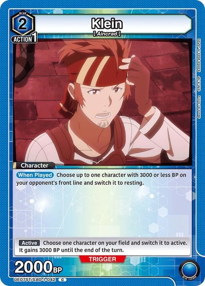 Klein, UE07ST: Sword Art Online Starter Deck UE07ST/SAO-1-042