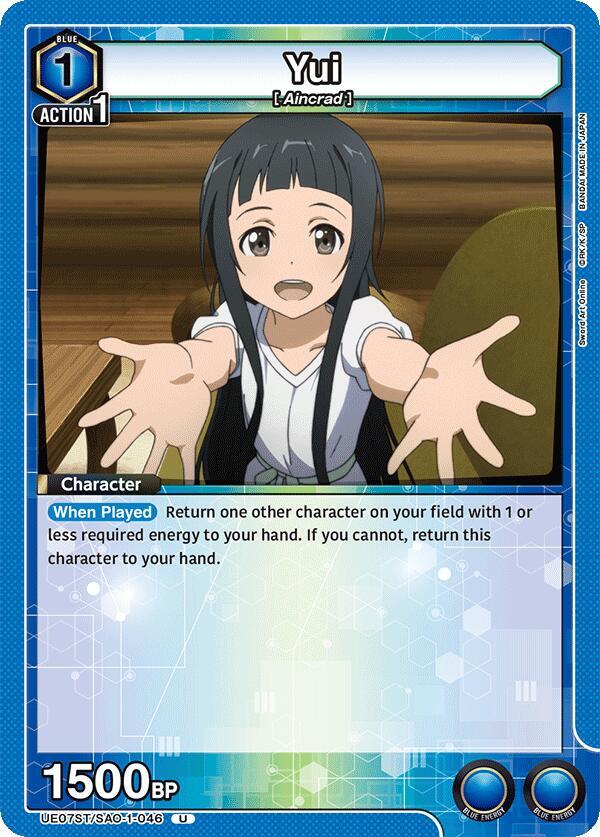 Yui, UE07ST: Sword Art Online Starter Deck UE07ST/SAO-1-046