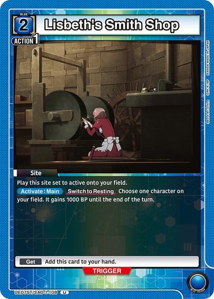 Lisbeth's Smith Shop, UE07ST: Sword Art Online Starter Deck UE07ST/SAO-1-108
