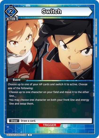 Switch, UE07ST: Sword Art Online Starter Deck UE07ST/SAO-1-109