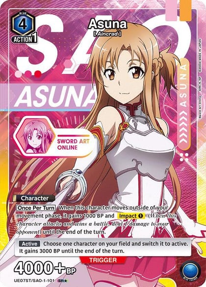 Asuna (101) (SR*), UE07ST: Sword Art Online Starter Deck UE07ST/SAO-1-101