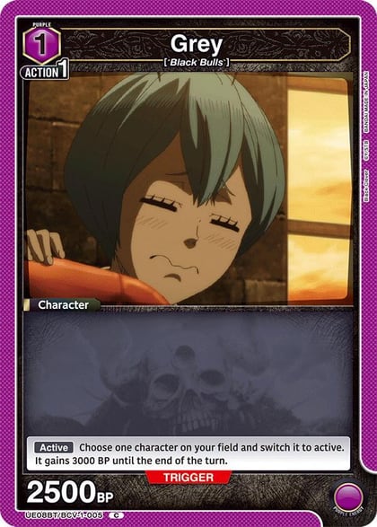 Grey (005), UE08BT: Black Clover UE08BT/BCV-1-005