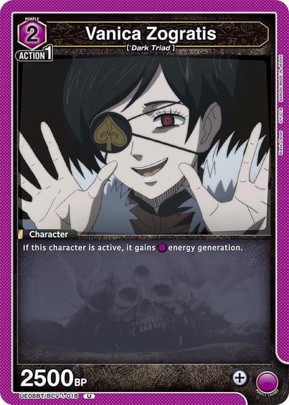 Vanica Zogratis (018), UE08BT: Black Clover UE08BT/BCV-1-018