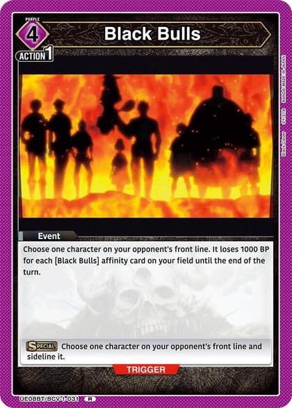 Black Bulls, UE08BT: Black Clover UE08BT/BCV-1-031