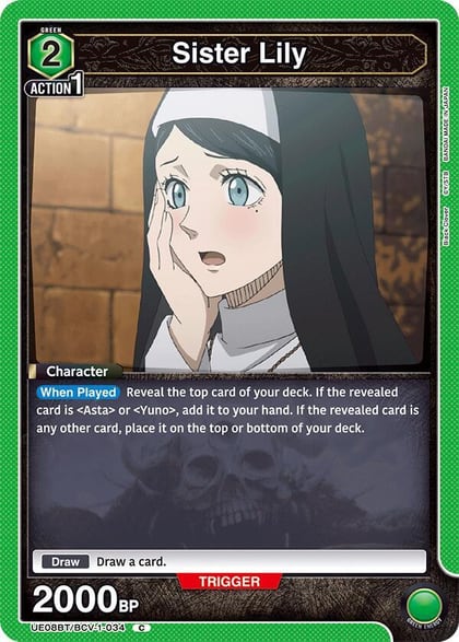 Sister Lily, UE08BT: Black Clover UE08BT/BCV-1-034