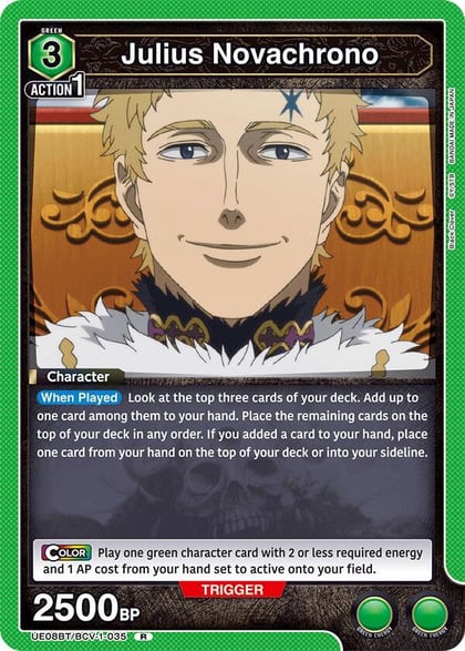 Julius Novachrono (035), UE08BT: Black Clover UE08BT/BCV-1-035