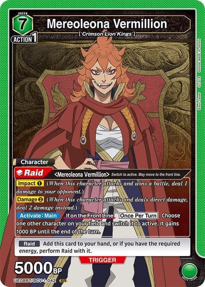 Mereoleona Vermillion (042), UE08BT: Black Clover UE08BT/BCV-1-042