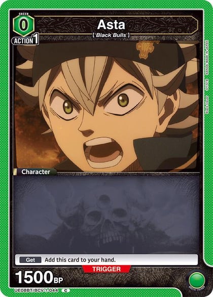 Asta (044), UE08BT: Black Clover UE08BT/BCV-1-044