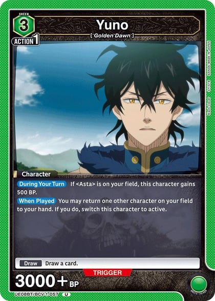 Yuno (057), UE08BT: Black Clover UE08BT/BCV-1-057