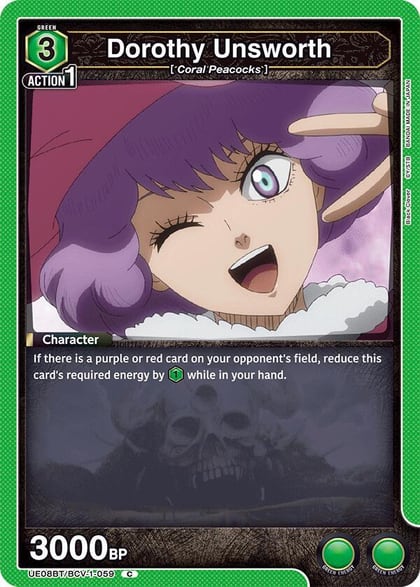 Dorothy Unsworth, UE08BT: Black Clover UE08BT/BCV-1-059