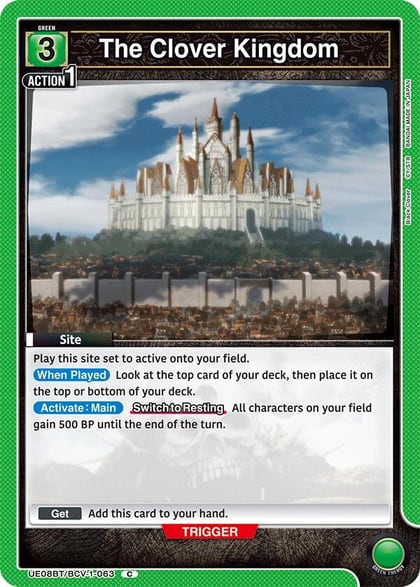 The Clover Kingdom, UE08BT: Black Clover UE08BT/BCV-1-063