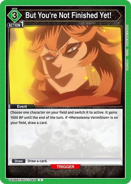 But You're Not Finished Yet!, UE08BT: Black Clover UE08BT/BCV-1-065