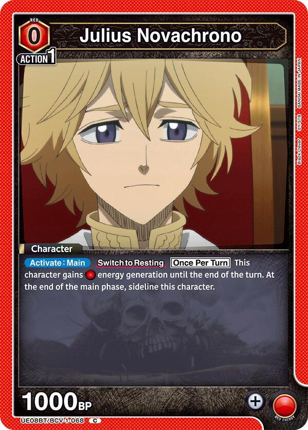Julius Novachrono (068), UE08BT: Black Clover UE08BT/BCV-1-068