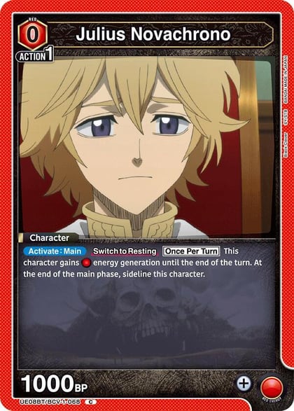 Julius Novachrono (068), UE08BT: Black Clover UE08BT/BCV-1-068
