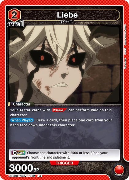 Liebe, UE08BT: Black Clover UE08BT/BCV-1-072