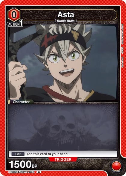 Asta (073), UE08BT: Black Clover UE08BT/BCV-1-073