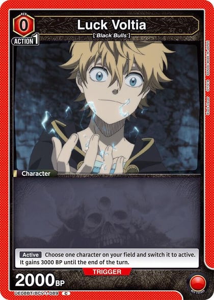 Luck Voltia (089), UE08BT: Black Clover UE08BT/BCV-1-089