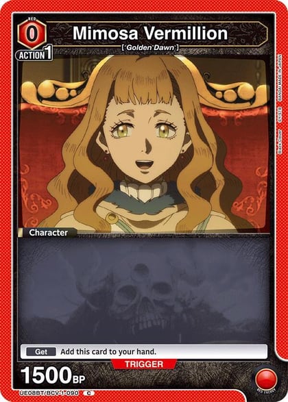 Mimosa Vermillion (090), UE08BT: Black Clover UE08BT/BCV-1-090