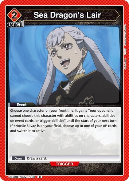 Sea Dragon's Lair, UE08BT: Black Clover UE08BT/BCV-1-098