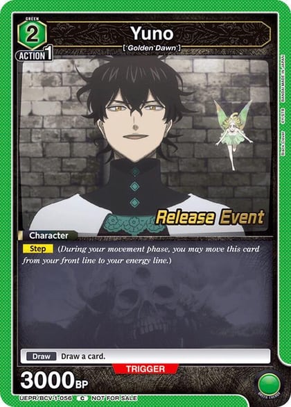 Yuno (056), UE08BT: Black Clover Release Event Cards UEPR/BCV-1-056