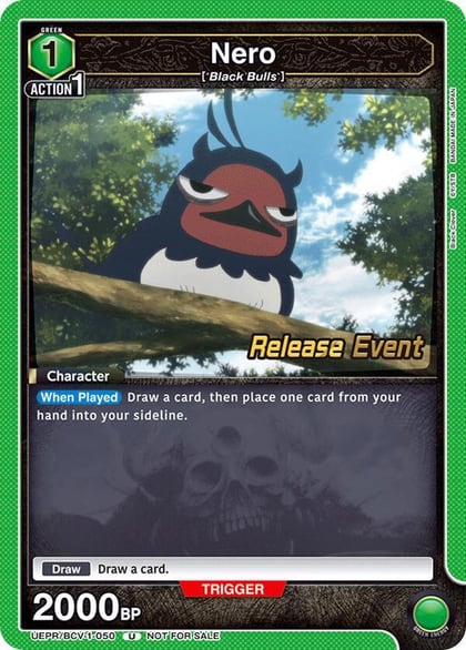 Nero (050), UE08BT: Black Clover Release Event Cards UEPR/BCV-1-050