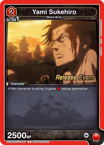 Yami Sukehiro (087), UE08BT: Black Clover Release Event Cards UEPR/BCV-1-087